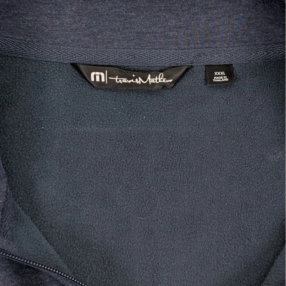 Travis Mathew Cloud 2.0 Quarter Zip Pullover Mens 3XL Navy‎ Blue Frito Lay Logo